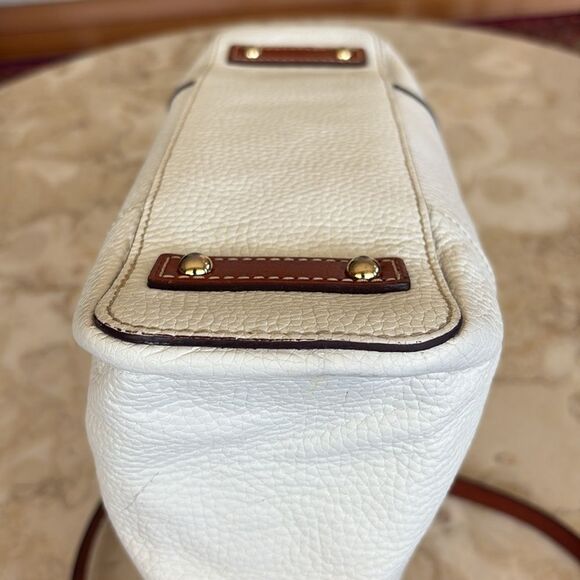 Dooney & Bourke Lexington WhitePebble Grain Leather Shoulder Tote Bag - Picture 10 of 16